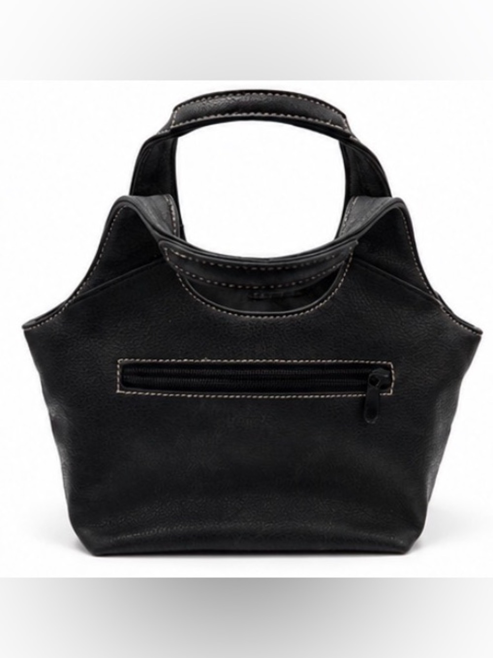 Black Stud-Accent Tote Bag - Picture 2 of 6